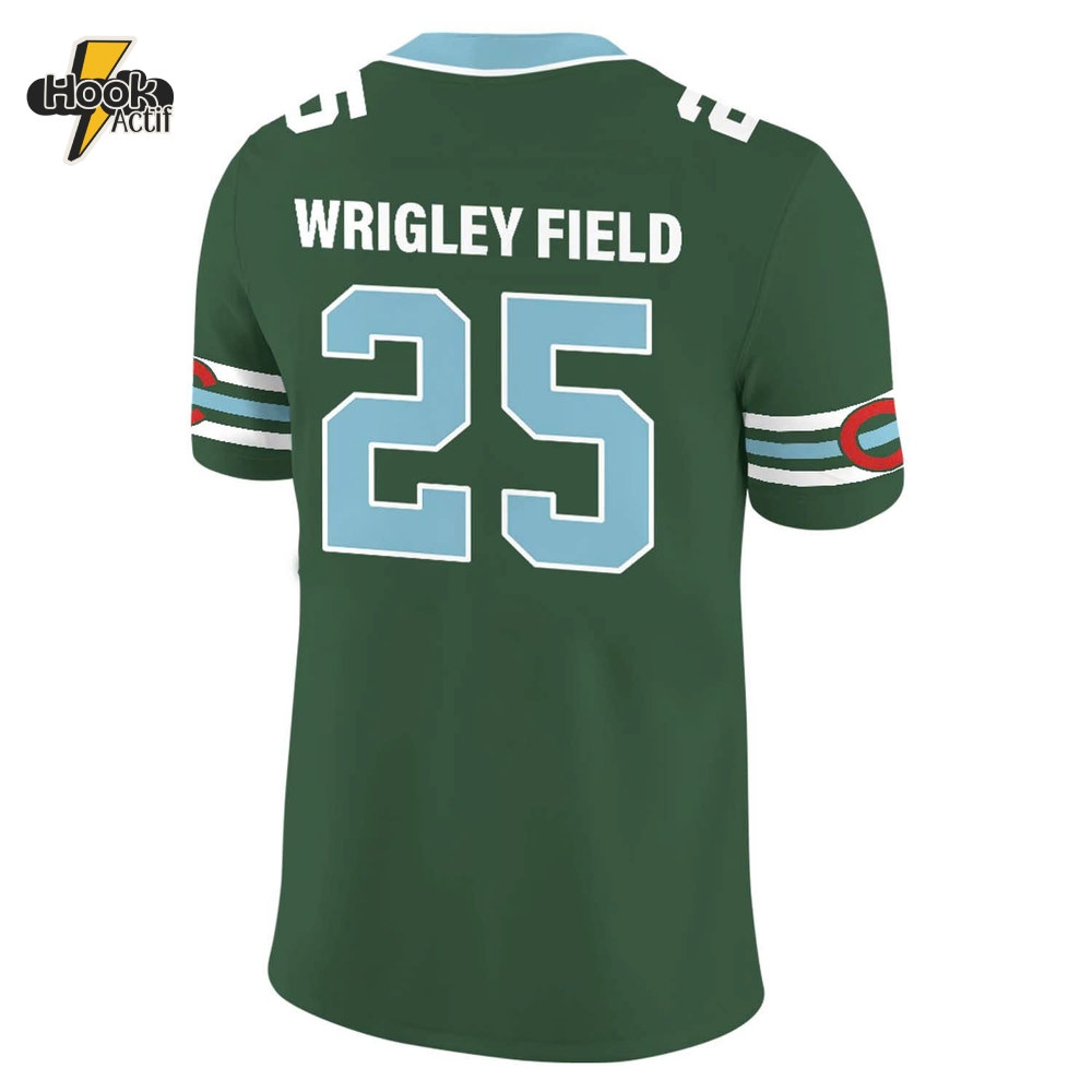 Wrigley Field Home Of Chicago Club Limited Football Jersey Wrigley Field Home Of Chicago Club Limited Football Jersey