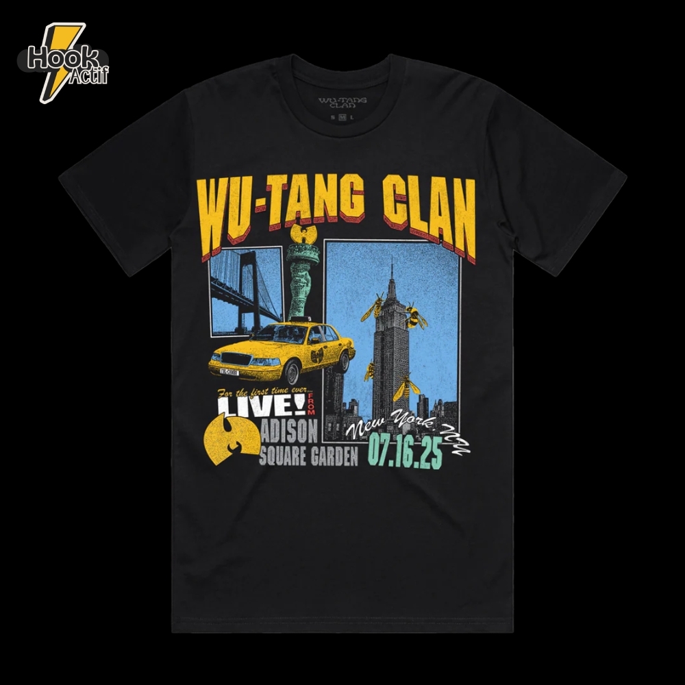 Wu-Tang Clan Final Chamber Tour New York City T-Shirt Wu-Tang Clan Final Chamber Tour New York City T-Shirt
