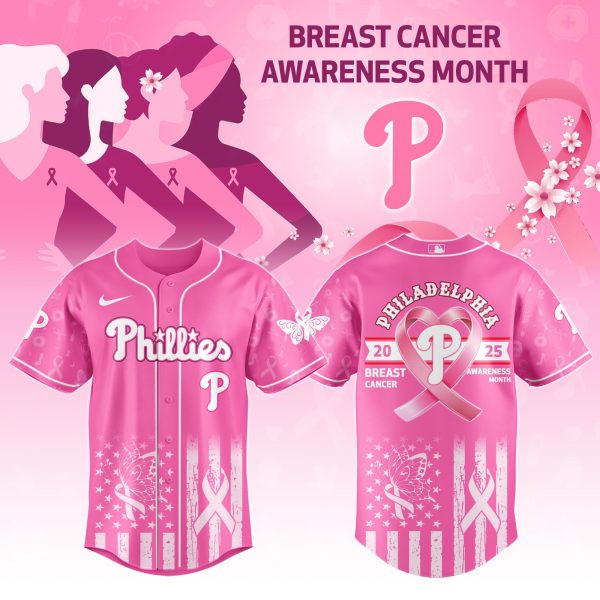 Philadelphia Phillies MLB x Breast Cancer Awareness Month Jersey 2025