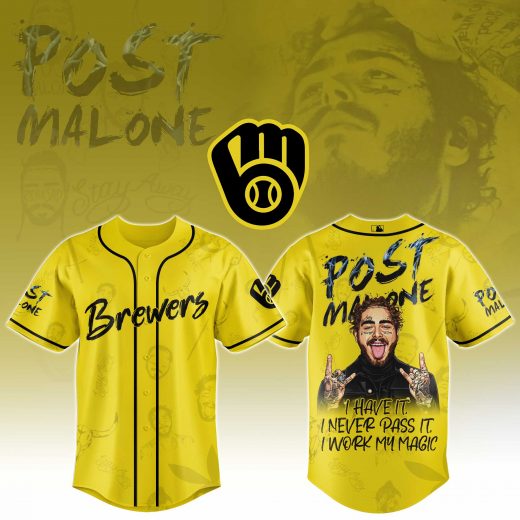 Milwaukee Brewers x Post Malone Tour Jersey 2025 Editions Limited Selling Out Fast