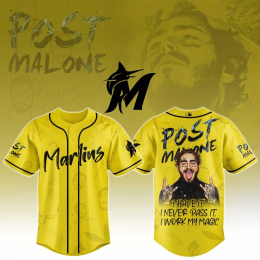 Miami Marlins x Post Malone Tour Jersey 2025 Editions Limited Selling Out Fast