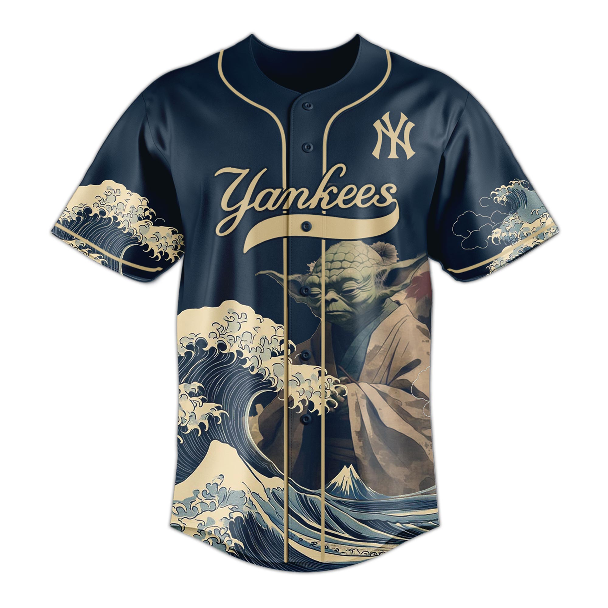 New York Yankees x Master Yoda 2025 Japan Edition Baseball Jersey New York Yankees x Master Yoda 2025 Japan Edition Baseball Jersey