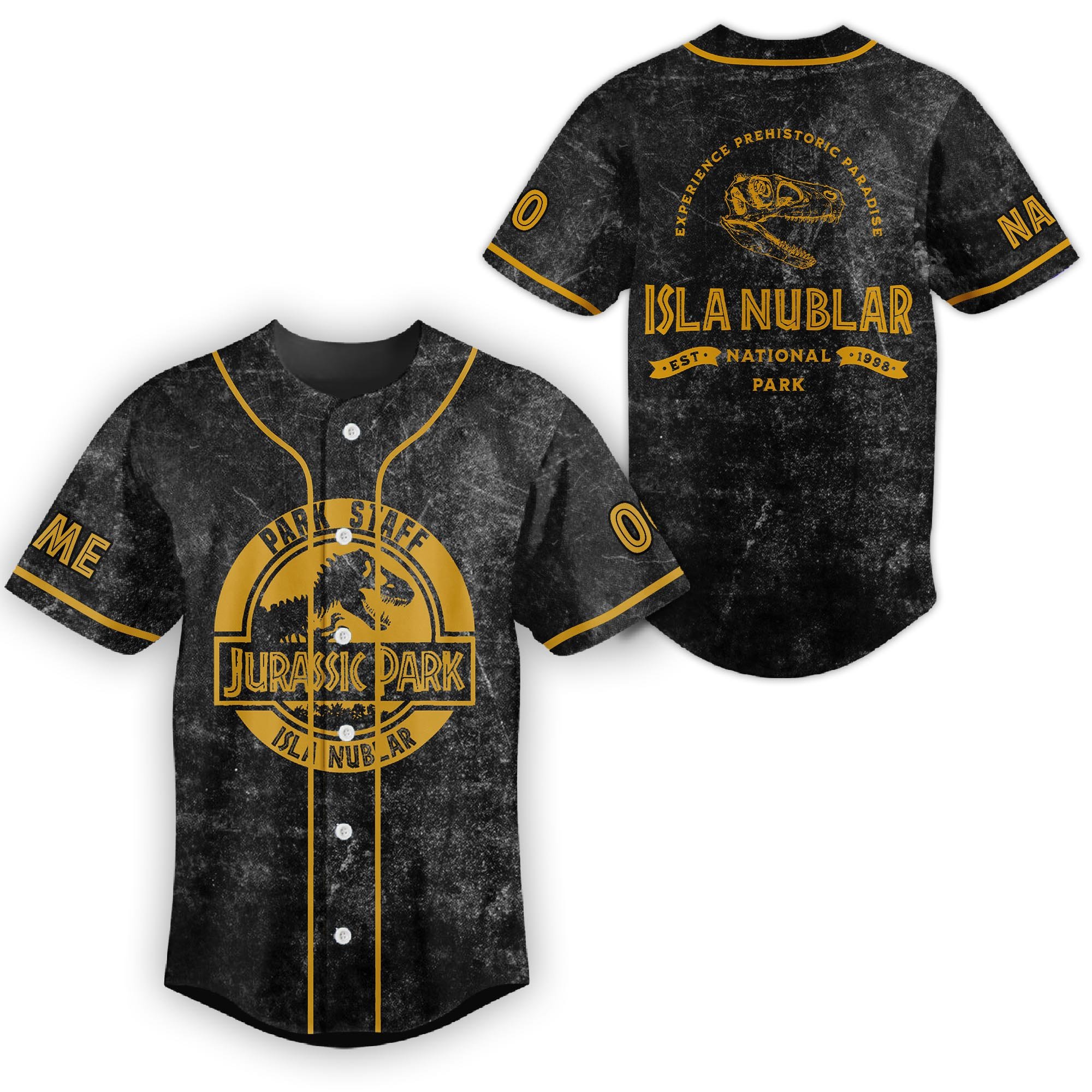 Jurassic World Baseball Jersey Jurassic World Baseball Jersey