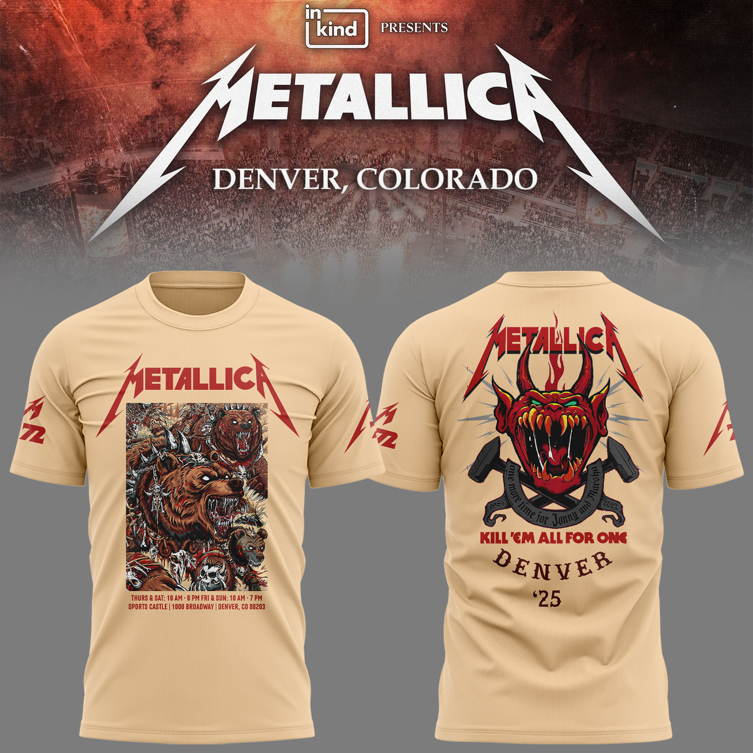 Limited Edition MTLC #M72Denver Concert28 TShirt Limited Edition MTLC #M72Denver Concert28 TShirt
