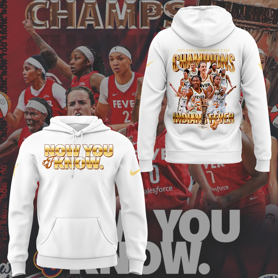 Indiana Fever 2025 WNBA Commissioner's Cup Limited Edition Hoodie Set Indiana Fever 2025 WNBA Commissioner's Cup Limited Edition Hoodie Set