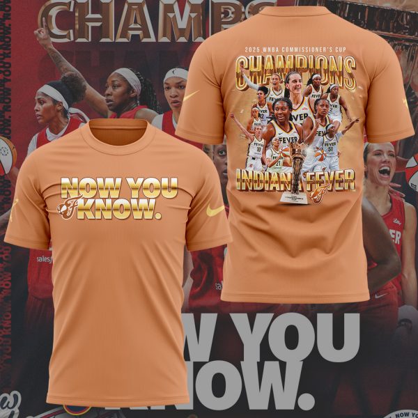 Indiana Fever Champions Commissioner's Cup 2025 Shirt