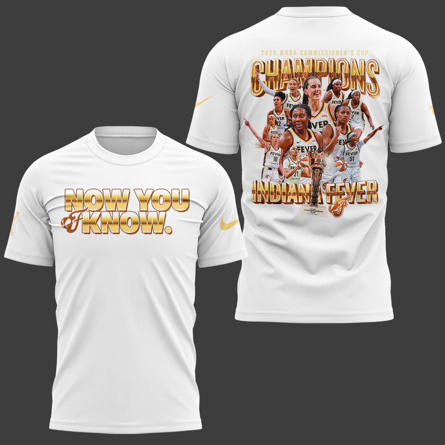 Indiana Fever 2025 WNBA Commissioner's Cup Limited Edition Shirt Indiana Fever 2025 WNBA Commissioner's Cup Limited Edition Shirt