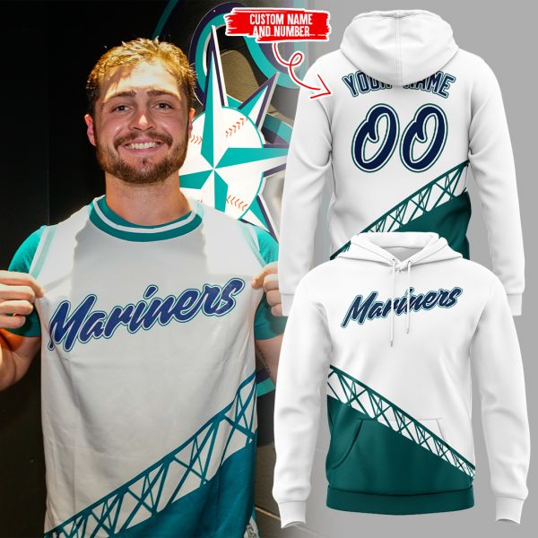 Seattle Mariners Custom Hoodie-Limited Edition