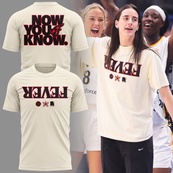 Indiana Fever Stranger Things Cream Shirt