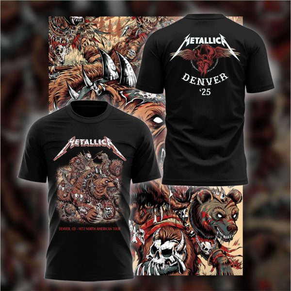 Limited Edition MTLC #M72Denver Concert27 Black TShirt V2