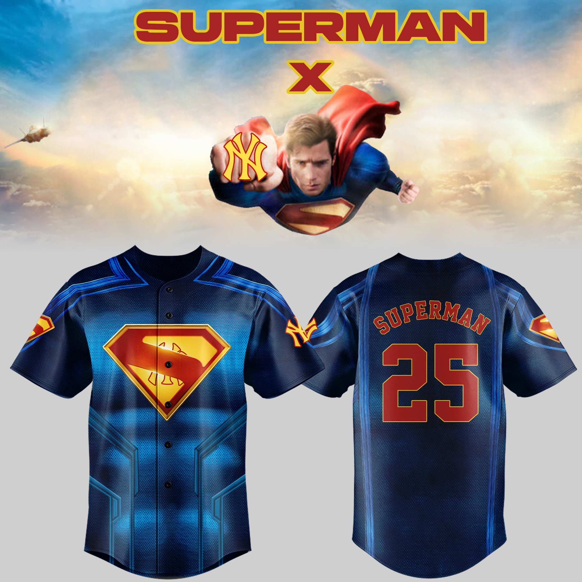 Yankees x Superman 2025 Limited Edition Jersey Yankees x Superman 2025 Limited Edition Jersey