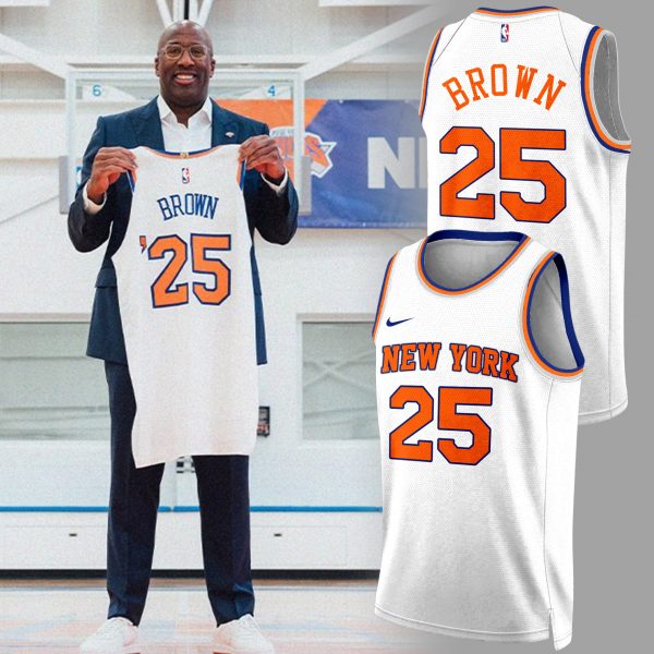 Westchester Knicks x Brown Jersey Limited Edition Basketball Jersey