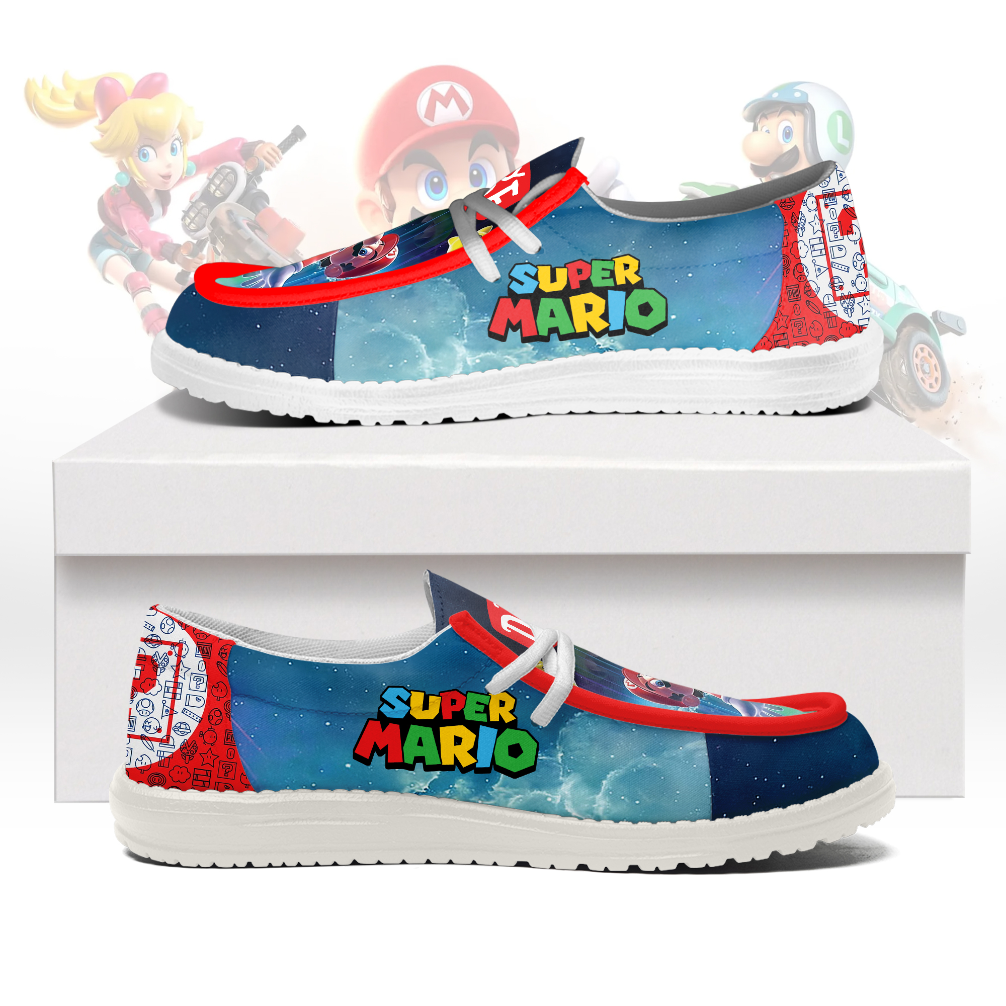Super Mario Limited Edition Loafer Shoes Super Mario Limited Edition Loafer Shoes