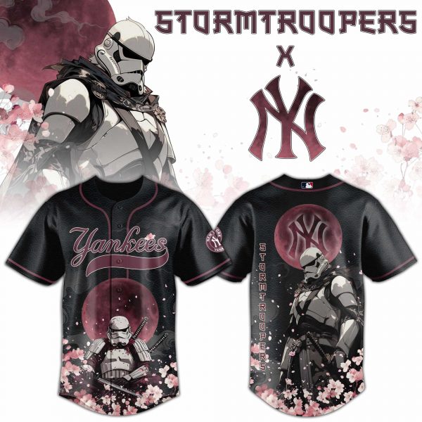 New York Yankees x Stormtroopers 2025 Japan Edition Baseball Jersey