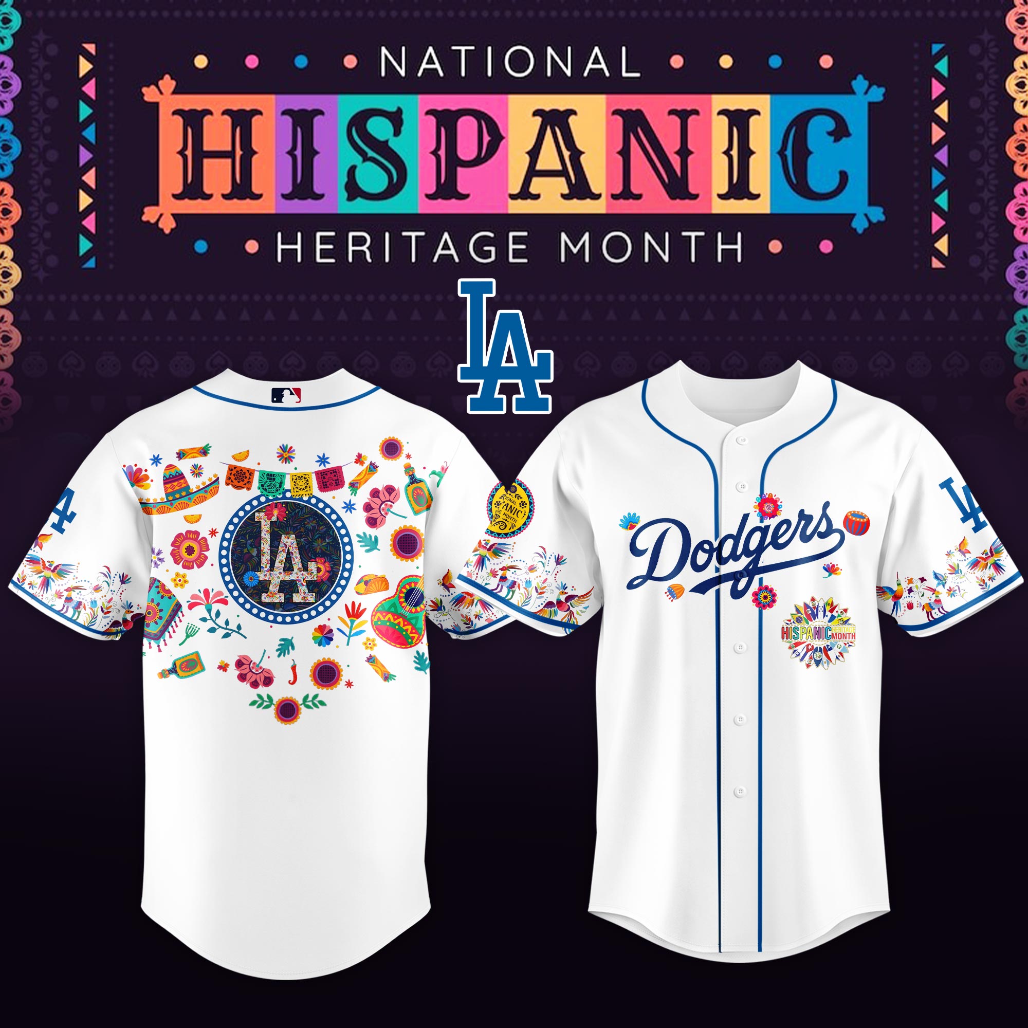 Dodgers x Hispanic Heritage Specail Edition Jersey Dodgers x Hispanic Heritage Specail Edition Jersey