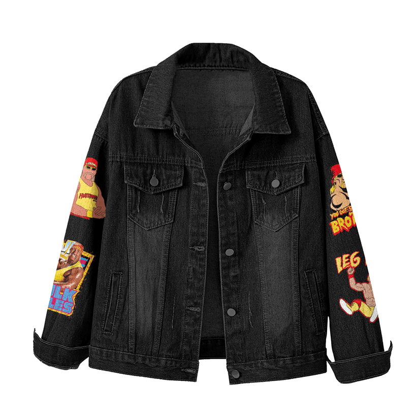 WWE Hulk Hogan 1953-2025 Denim Jacket WWE Hulk Hogan 1953-2025 Denim Jacket