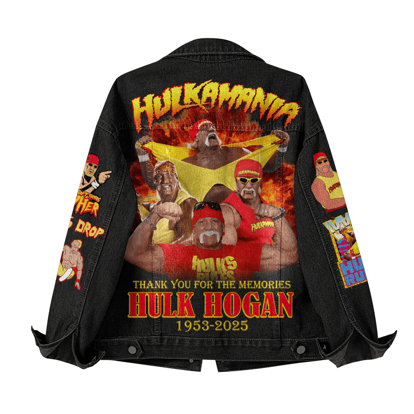 WWE Hulk Hogan 1953-2025 Denim Jacket WWE Hulk Hogan 1953-2025 Denim Jacket