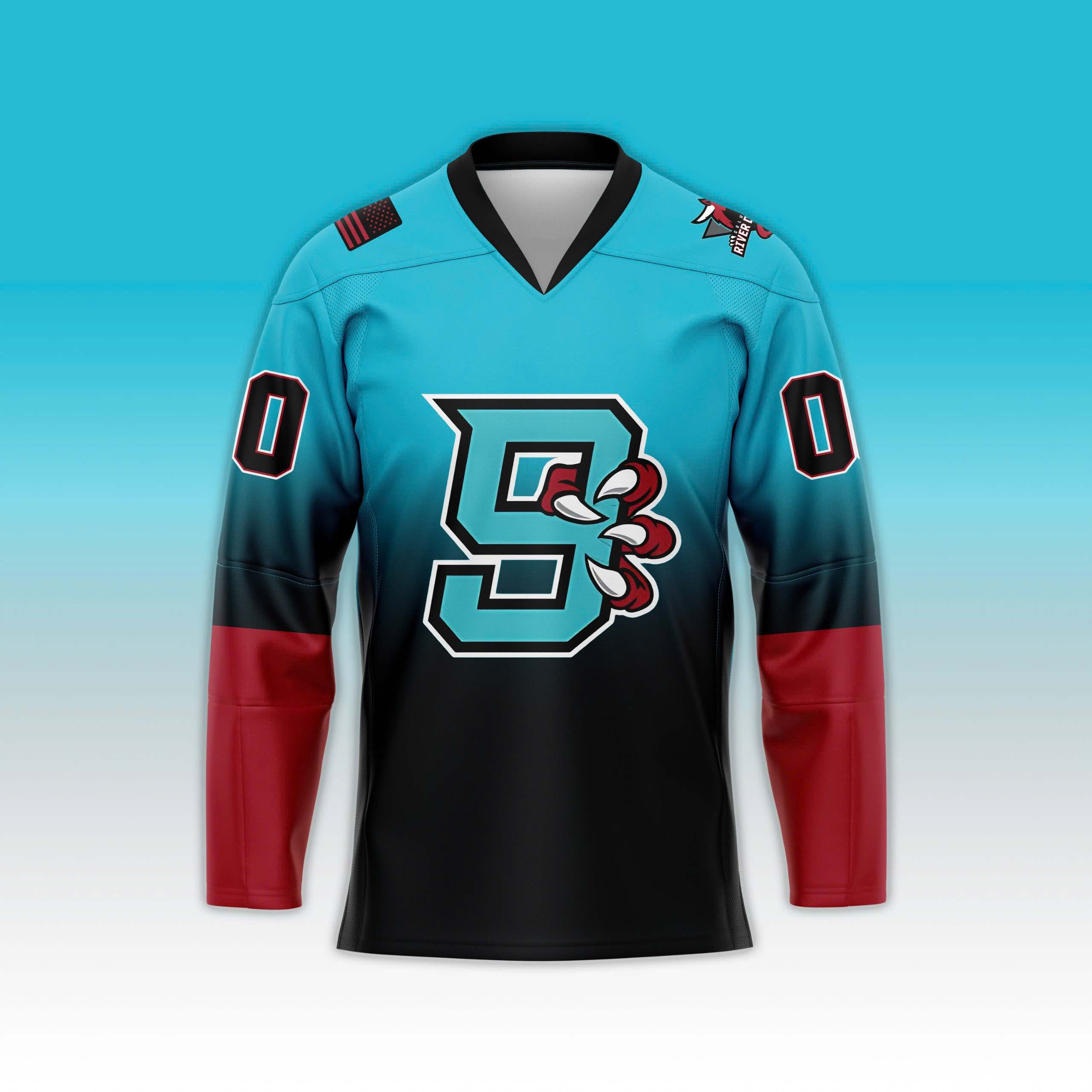 Columbus River Dragons Pietrantonio Tribute Special Hockey Jersey Columbus River Dragons Pietrantonio Tribute Special Hockey Jersey