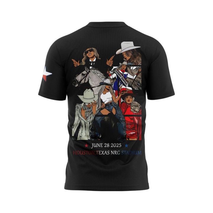 Beyonce Cowboys Cowboy Carter Tour NRG Stadium Houston Tee Beyonce Cowboys Cowboy Carter Tour NRG Stadium Houston Tee