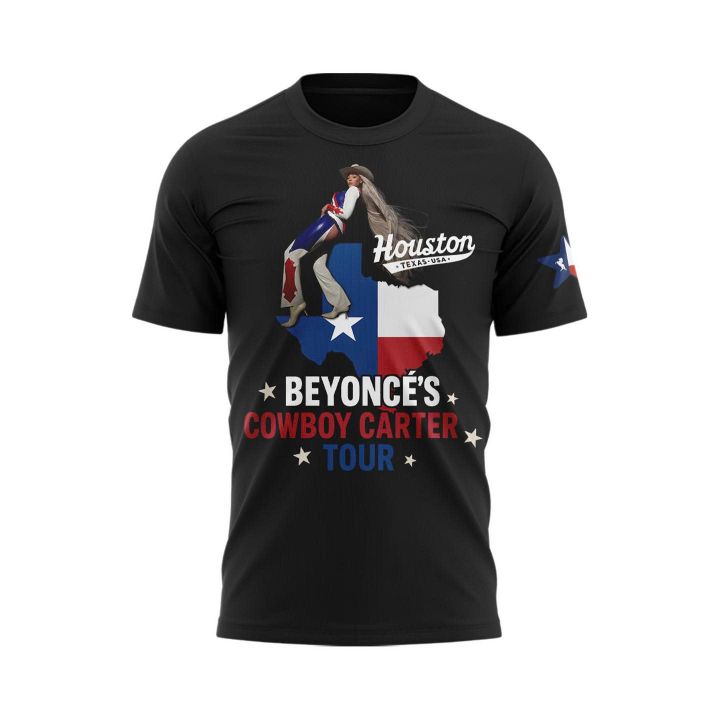 Beyonce Cowboys Cowboy Carter Tour NRG Stadium Houston Tee Beyonce Cowboys Cowboy Carter Tour NRG Stadium Houston Tee