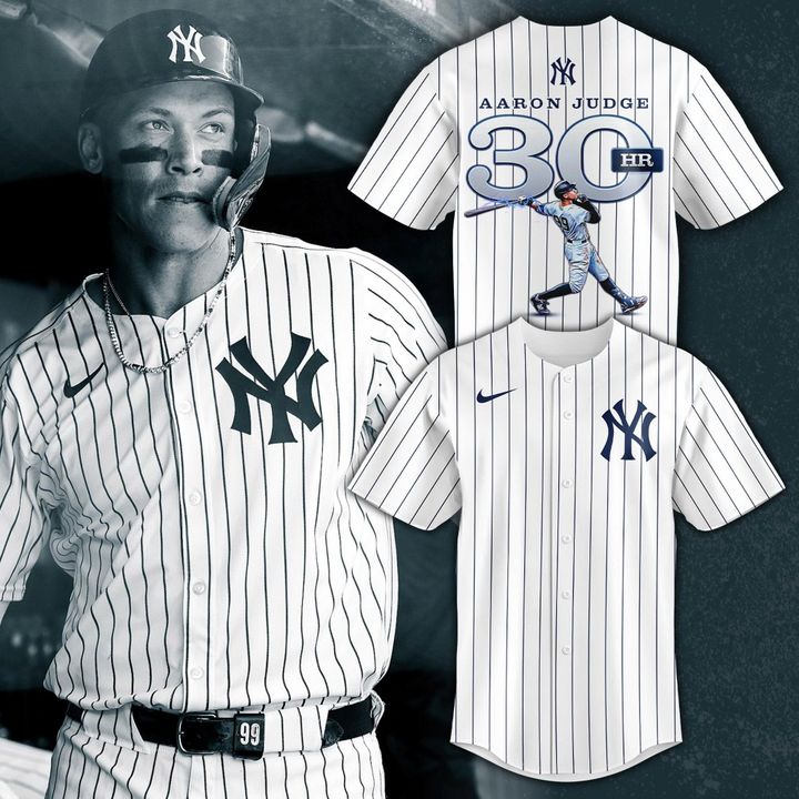 New York Yankees Aaron Judge 30 HR Special Edition Baseball Jersey New York Yankees Aaron Judge 30 HR Special Edition Baseball Jersey