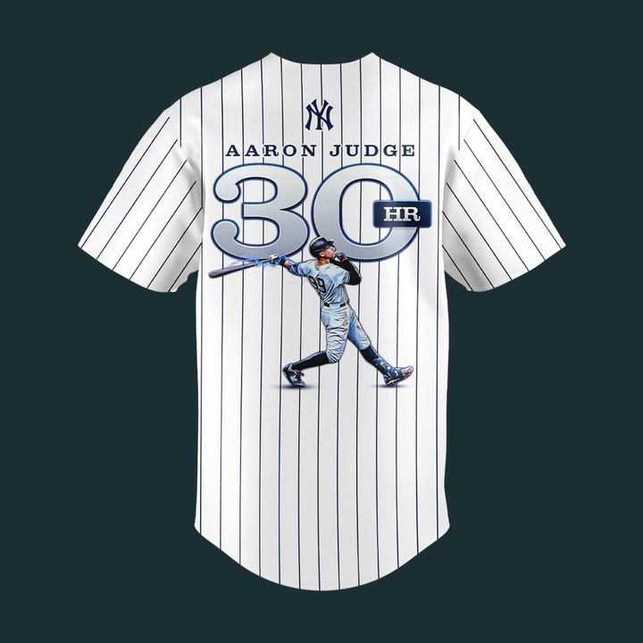 New York Yankees Aaron Judge 30 HR Special Edition Baseball Jersey New York Yankees Aaron Judge 30 HR Special Edition Baseball Jersey