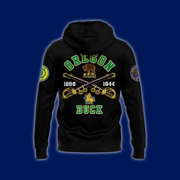 Oregon Ducks 2025 Buffalo Soldier Day Special Hoodie Oregon Ducks 2025 Buffalo Soldier Day Special Hoodie
