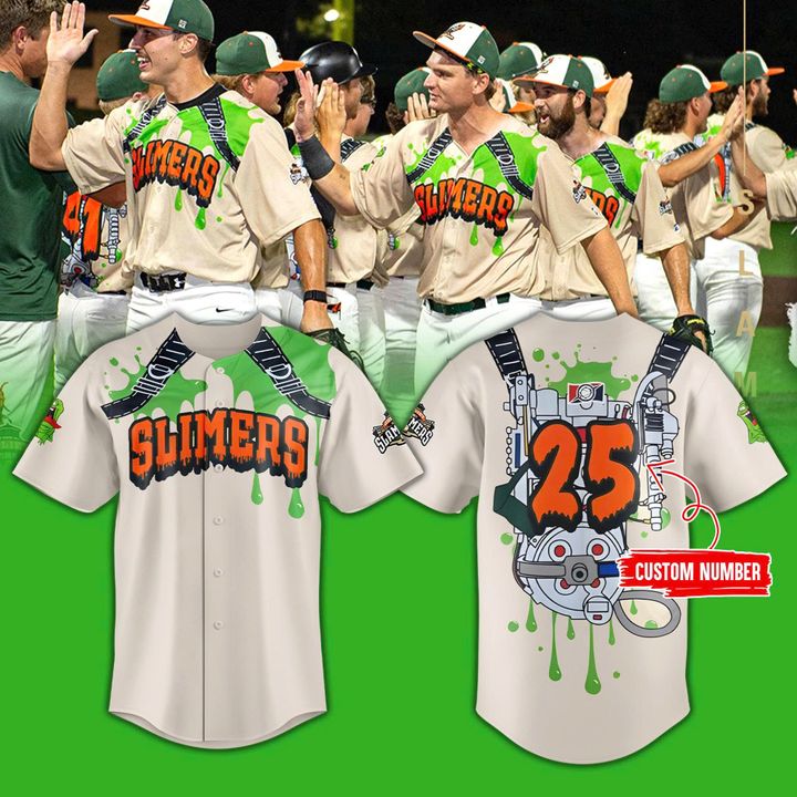 Joliet Slammers Slimers Special New 2025 Custom Baseball Jersey Joliet Slammers Slimers Special New 2025 Custom Baseball Jersey