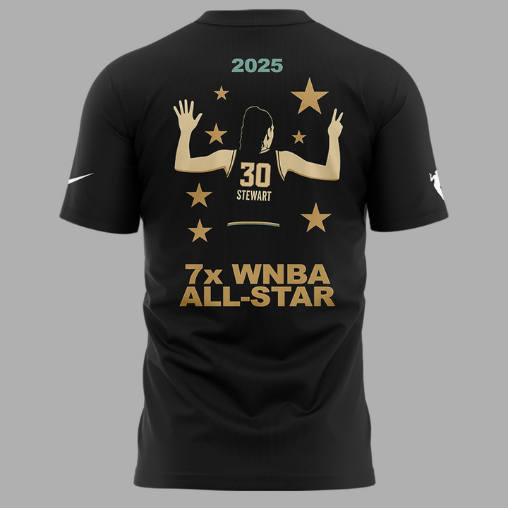 New York Liberty Breanna Stewart 7x WNBA All-Star Special Shirt New York Liberty Breanna Stewart 7x WNBA All-Star Special Shirt
