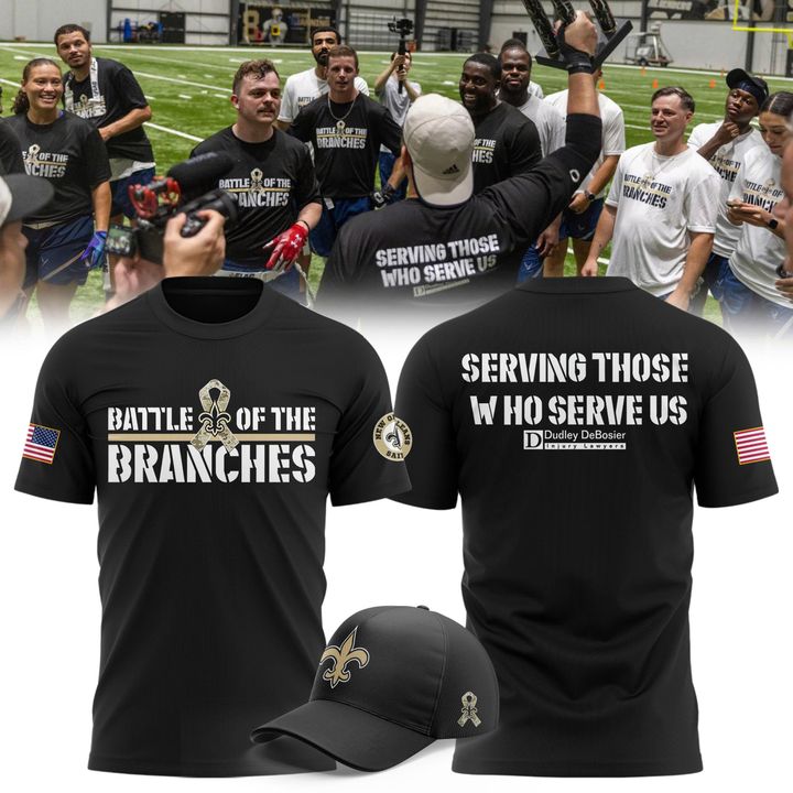 New Orleans Saints Annual Battle of the Branches Special Tee New Orleans Saints Annual Battle of the Branches Special Tee