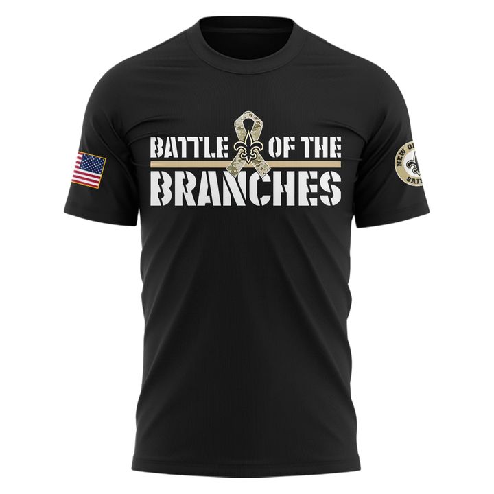 New Orleans Saints Annual Battle of the Branches Special Tee New Orleans Saints Annual Battle of the Branches Special Tee