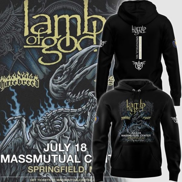 Springfield Thunderbirds x Lamb of God Tour 2025 at Springfield Special Hoodie
