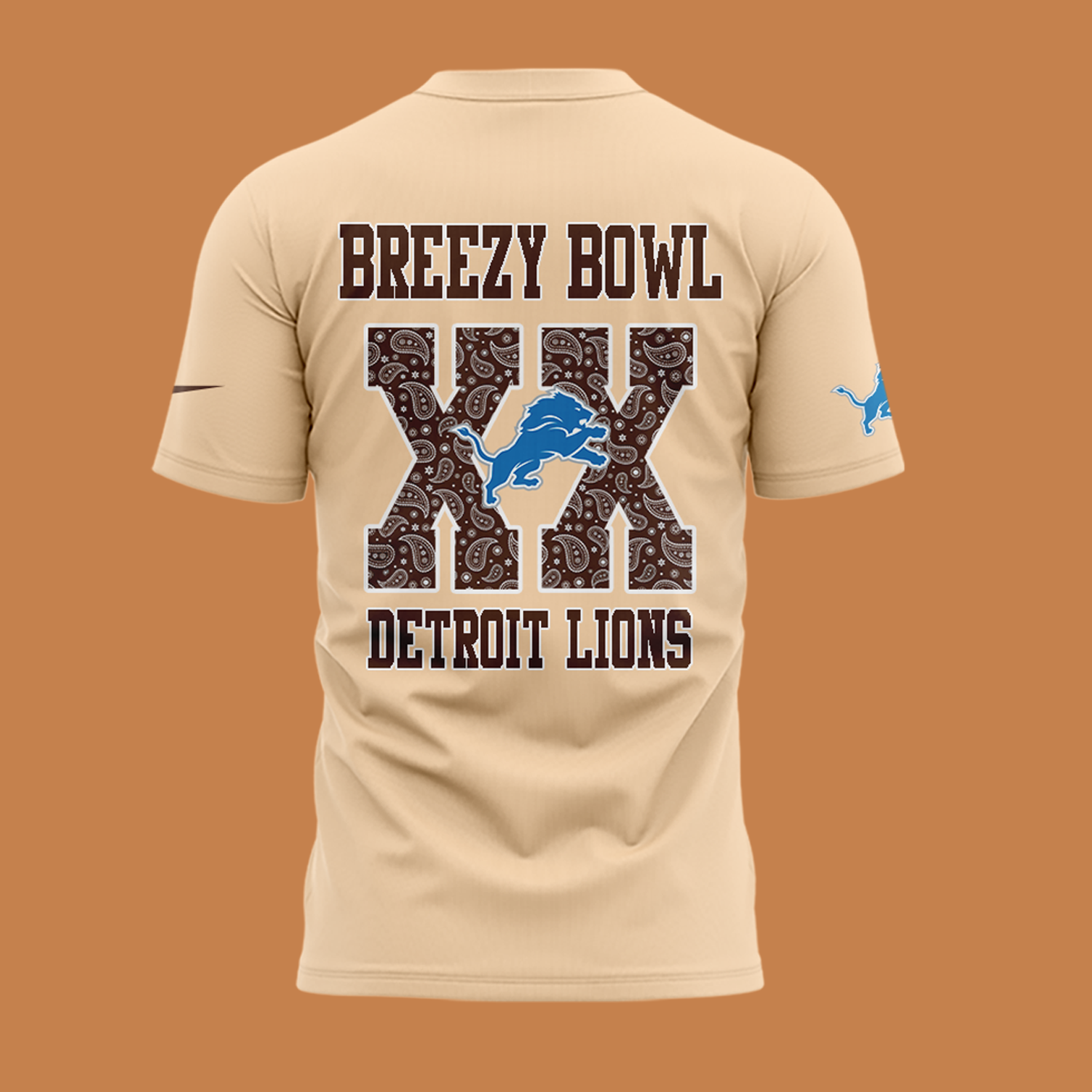Detroit Lions x Chris Brown Breezy Bowl XX 2025 Special Tee Detroit Lions x Chris Brown Breezy Bowl XX 2025 Special Tee