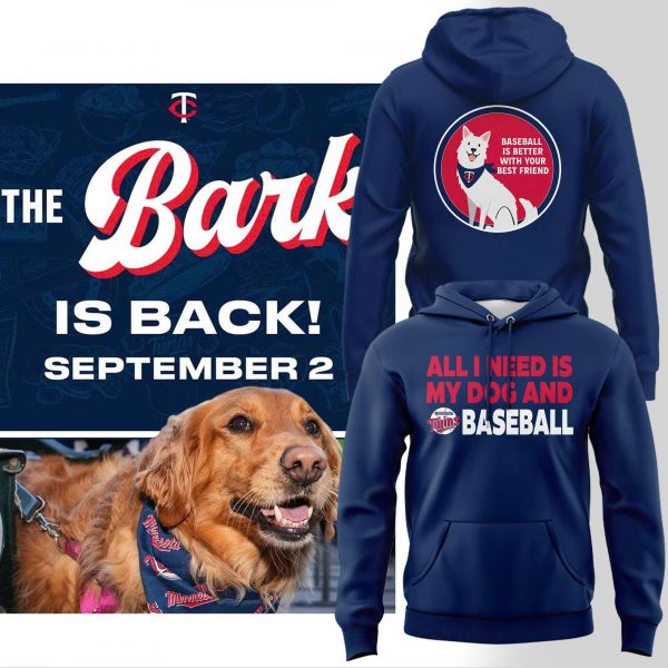 Minnesota Twins Bark at the Park Gift For Fans 2025 Hoodie