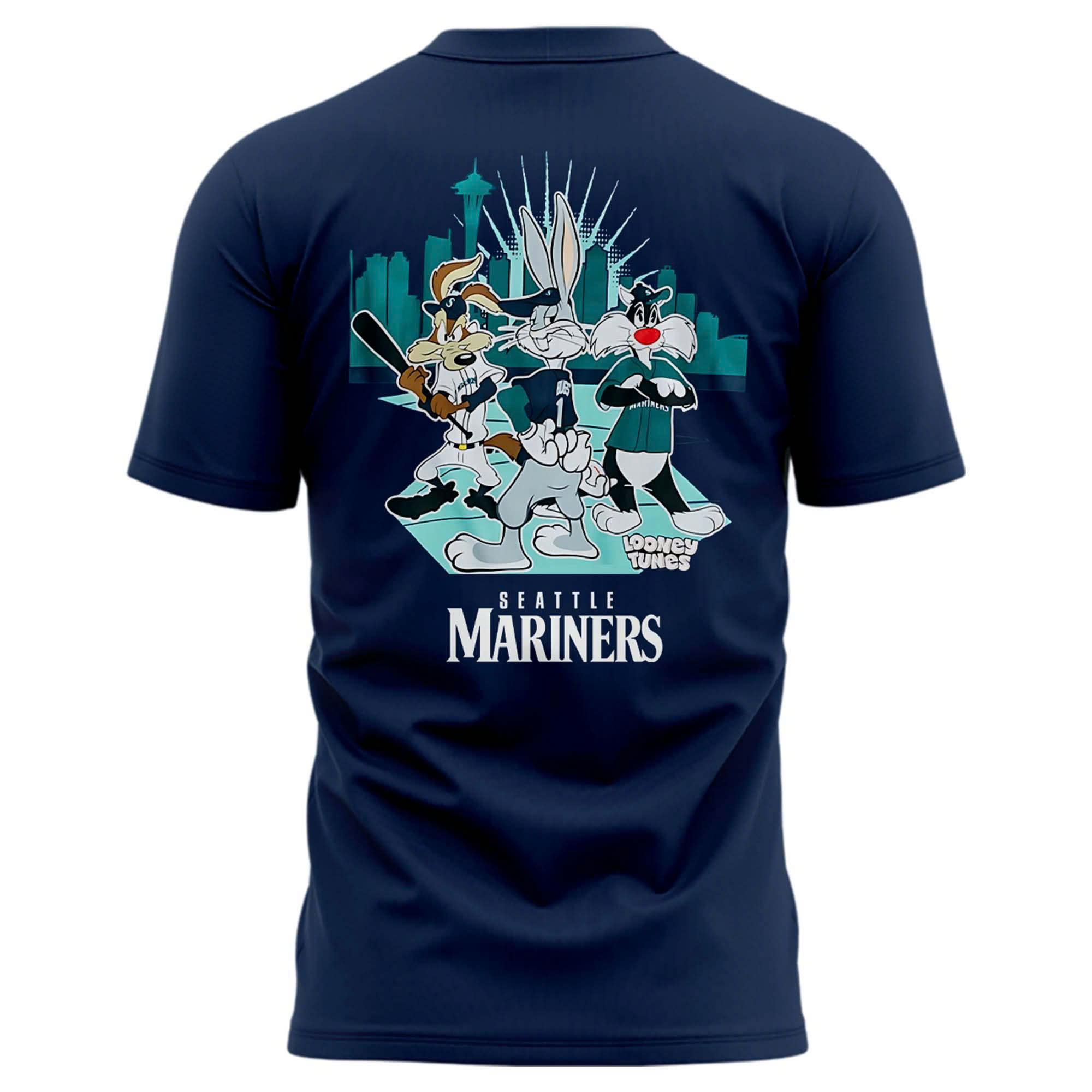 Seattle Mariners x Looney Tunes Night Sack Em! For Fans Shirt Seattle Mariners x Looney Tunes Night Sack Em! For Fans Shirt