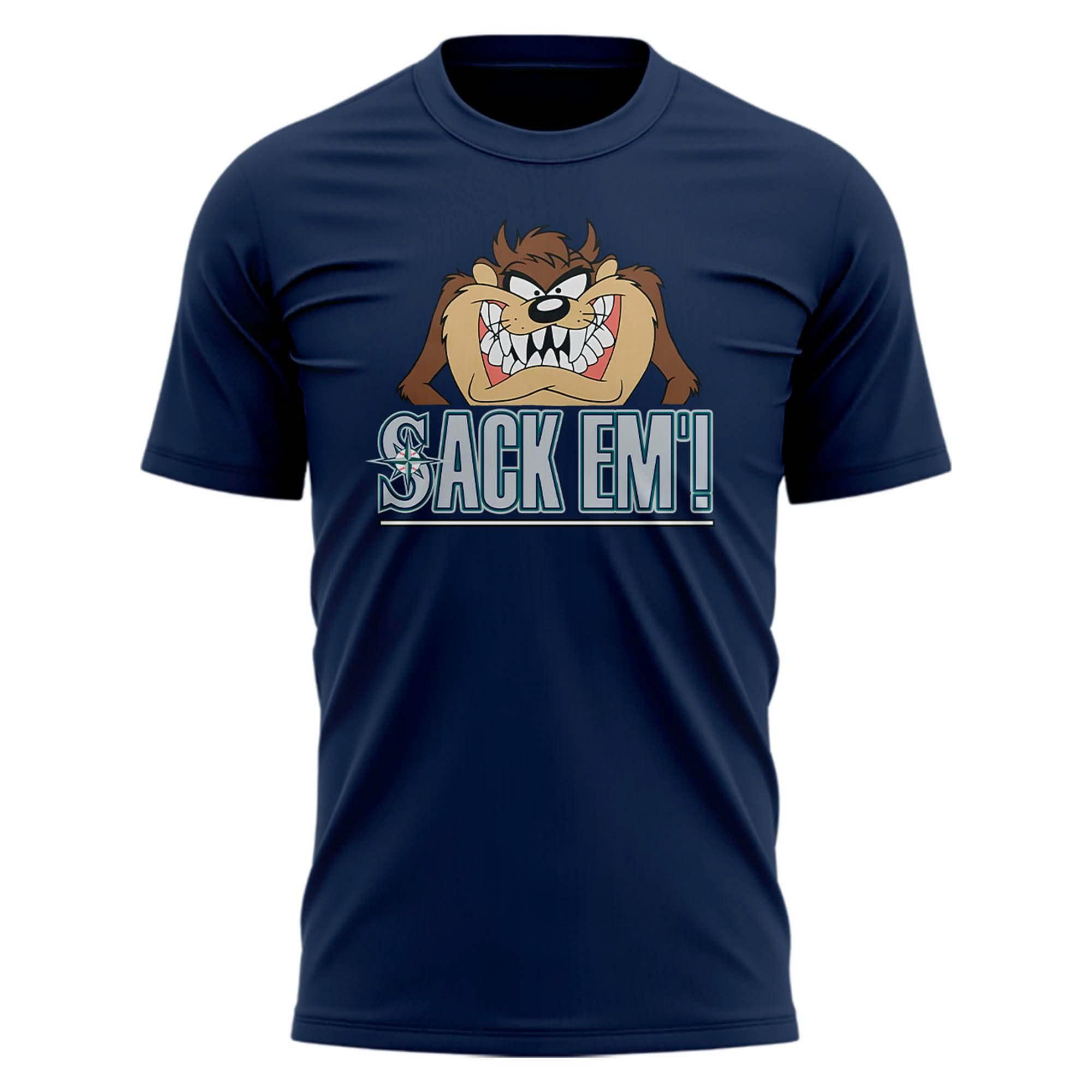 Seattle Mariners x Looney Tunes Night Sack Em! For Fans Shirt Seattle Mariners x Looney Tunes Night Sack Em! For Fans Shirt
