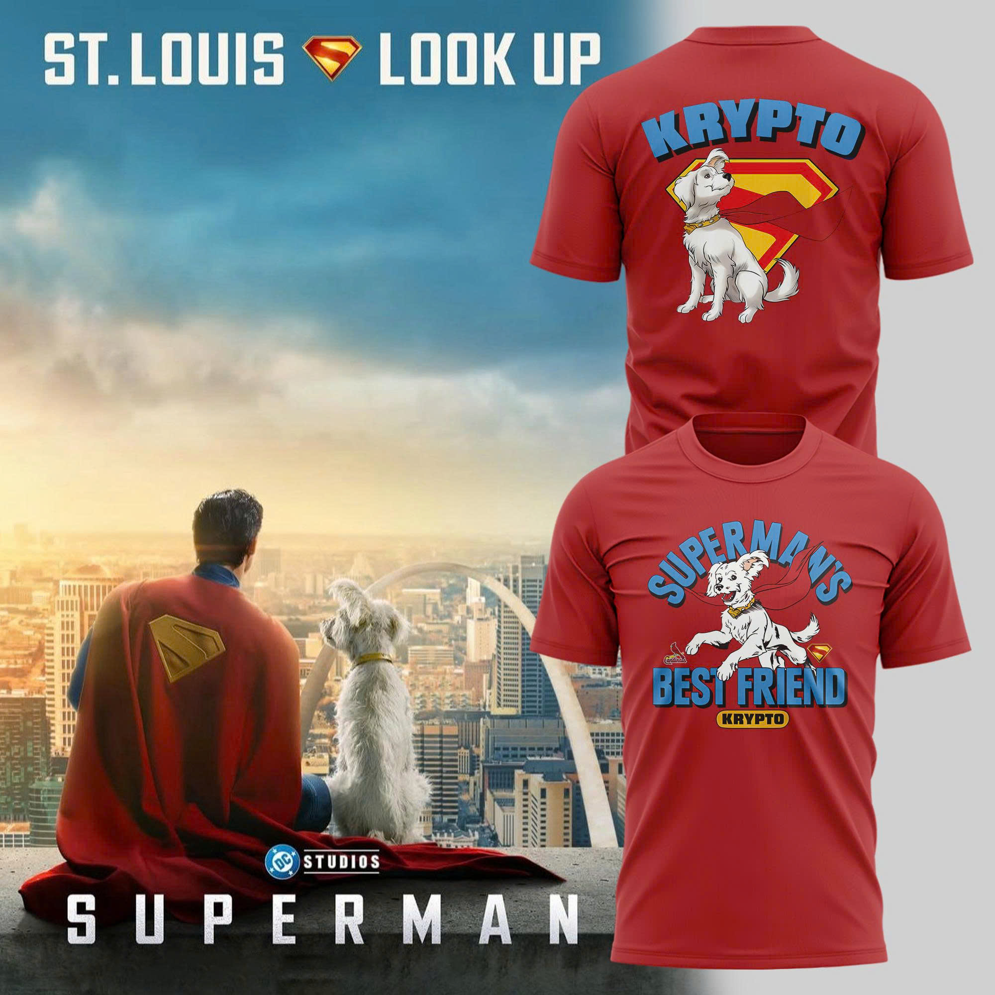 Cleveland Browns Superman Night Krypto "Look Up" Special Tee Cleveland Browns Superman Night Krypto "Look Up" Special Tee