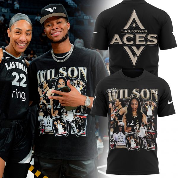Las Vegas Aces A'ja Wilson Black Limited Edition T-Shirt
