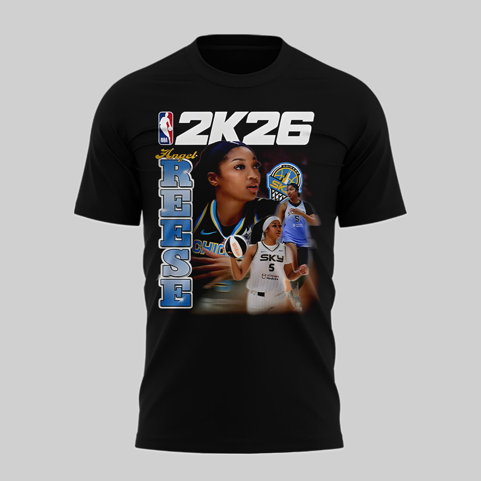 Chicago Sky Angel Reese x NBA 2K26 Limited Edition Tee Chicago Sky Angel Reese x NBA 2K26 Limited Edition Tee