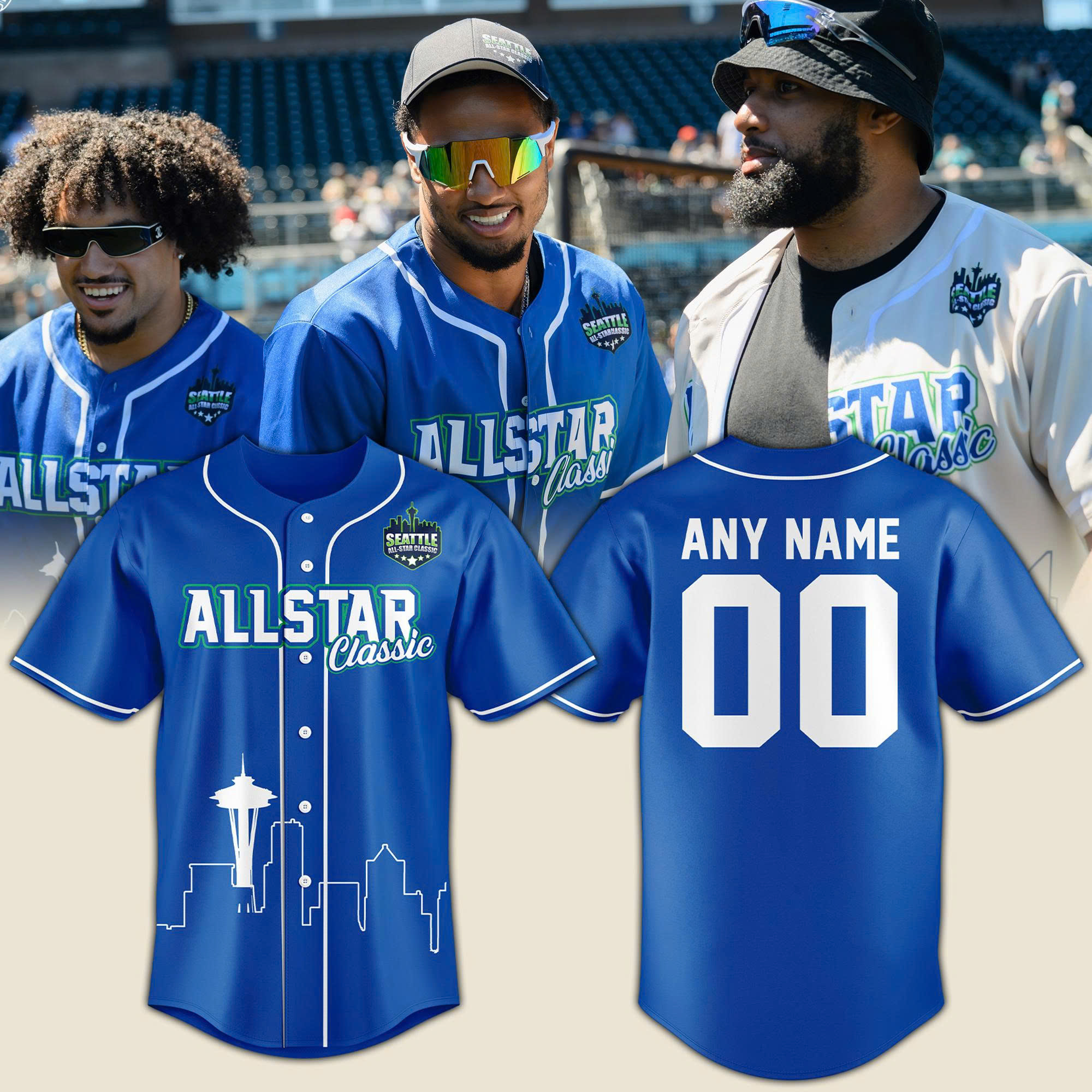 Seattle Mariners All-Star Classic Jersey 2025 - Blue Seattle Mariners All-Star Classic Jersey 2025 - Blue