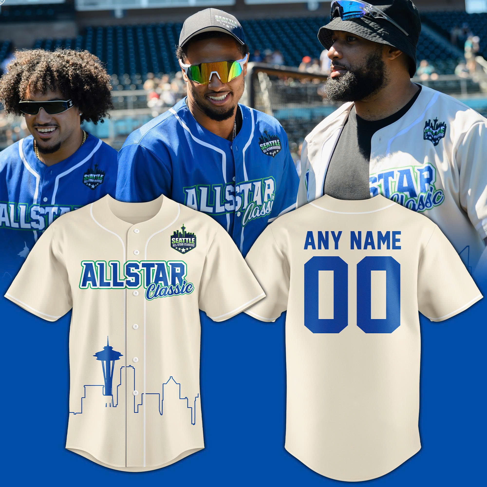 Seattle Mariners All-Star Classic Jersey 2025 - Cream Seattle Mariners All-Star Classic Jersey 2025 - Cream
