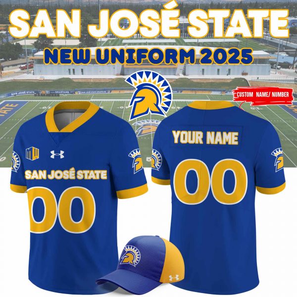 San José State 2025 Football Uniform Jersey