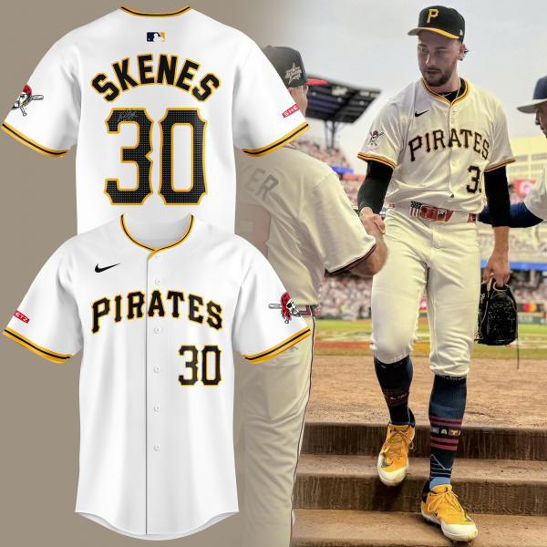Pittsburgh Pirates Signed Jersey by Paul Skenes