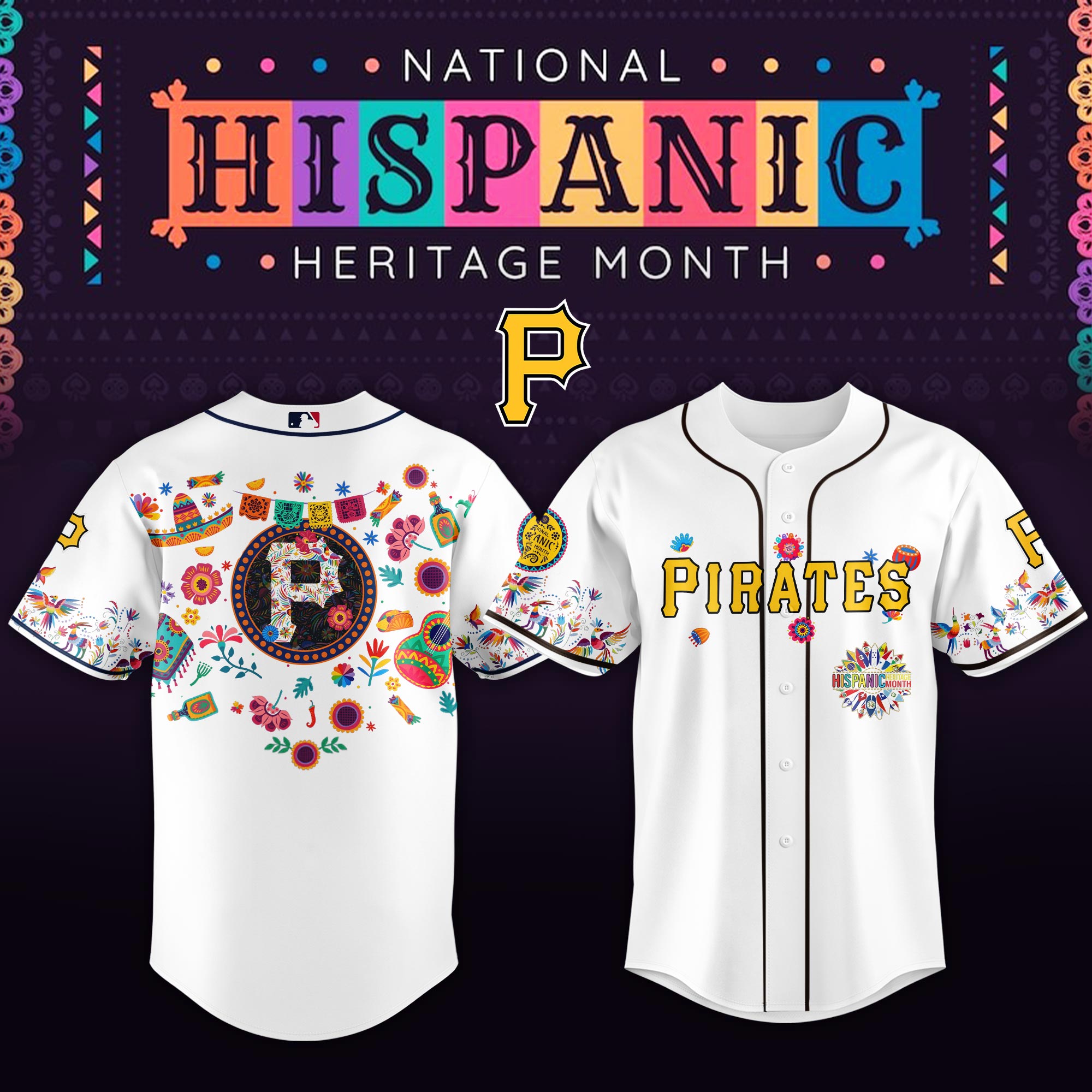 Pirates x Hispanic Heritage Specail Edition Jersey Pirates x Hispanic Heritage Specail Edition Jersey