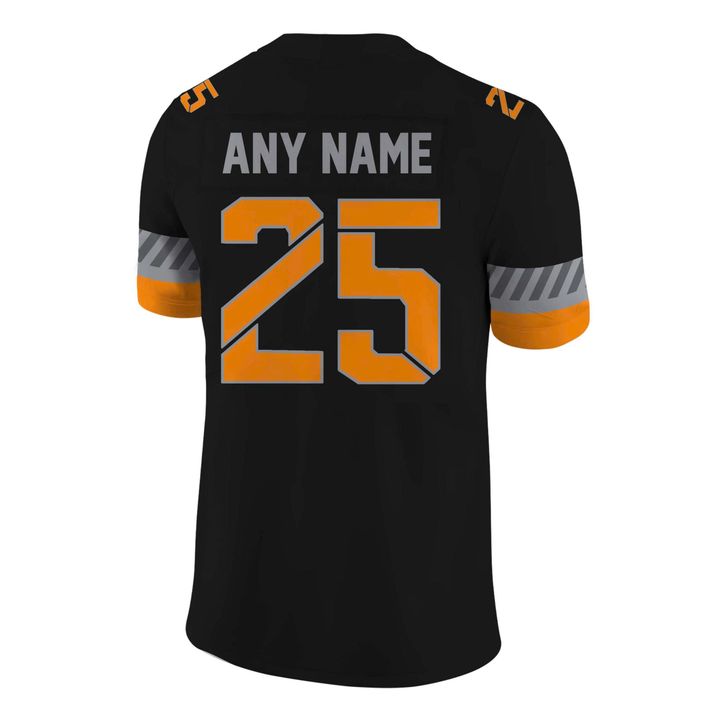 Tennessee Volunteers Smoke Grey Volunteer Spirit Special Black Football Jersey Tennessee Volunteers Smoke Grey Volunteer Spirit Special Black Football Jersey