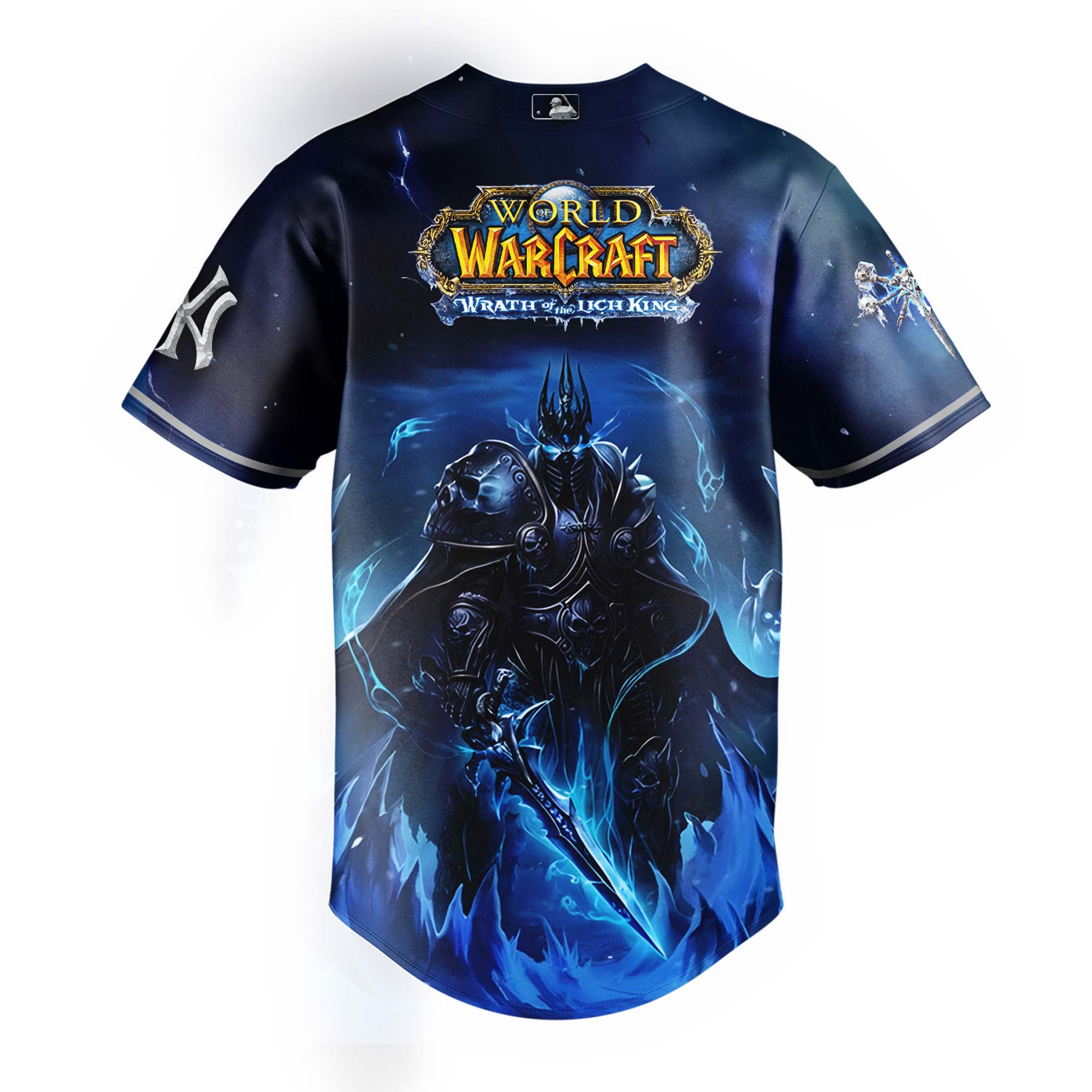 Los Angeles Dodgers x Warcraft "Wrath of the Lich King" Baseball Jersey Los Angeles Dodgers x Warcraft "Wrath of the Lich King" Baseball Jersey