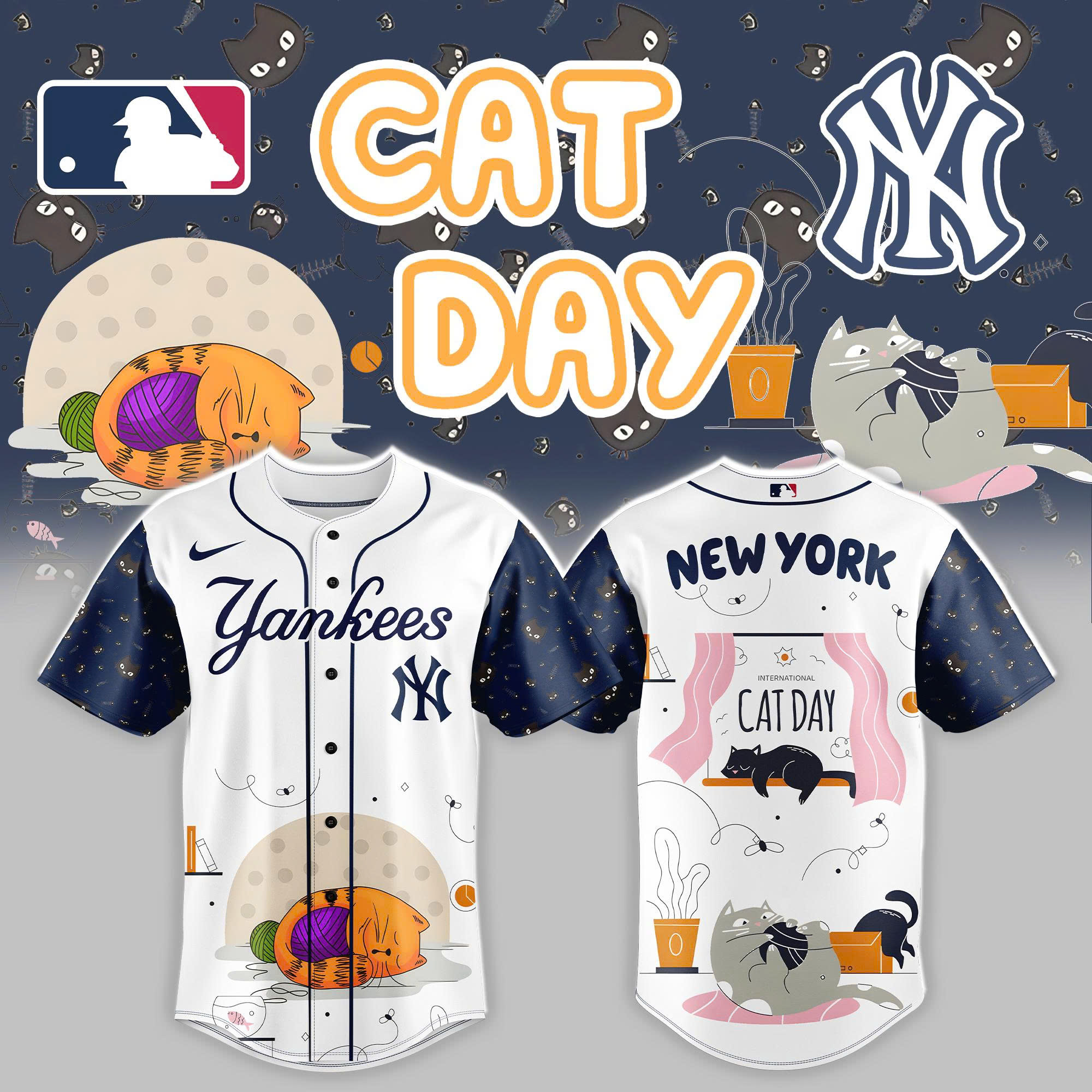 New York Yankees x Dog Day 2025 Special Baseball Jersey New York Yankees x Dog Day 2025 Special Baseball Jersey