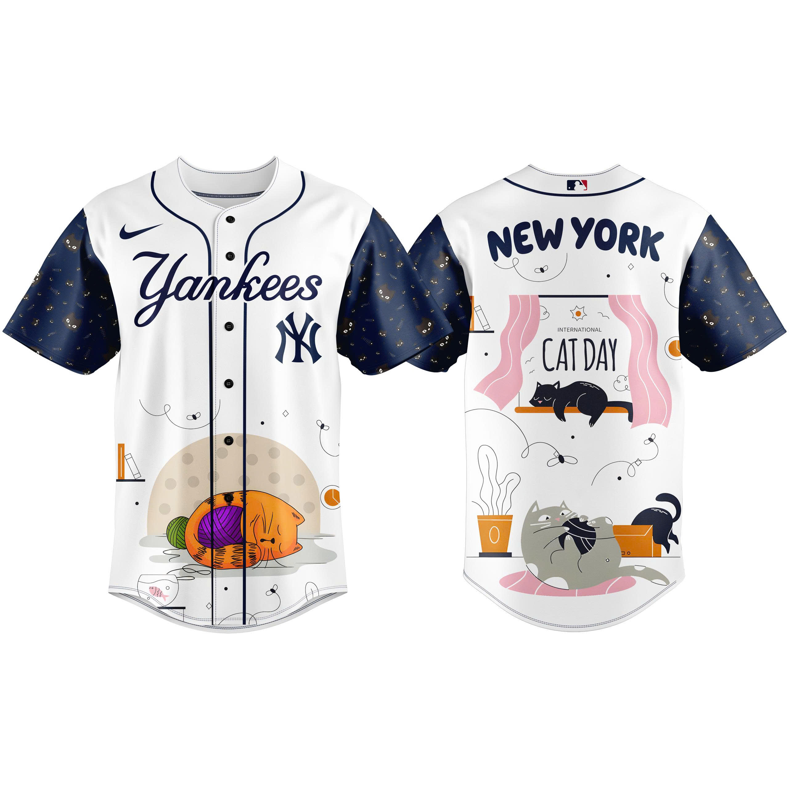 New York Yankees x Dog Day 2025 Special Baseball Jersey New York Yankees x Dog Day 2025 Special Baseball Jersey