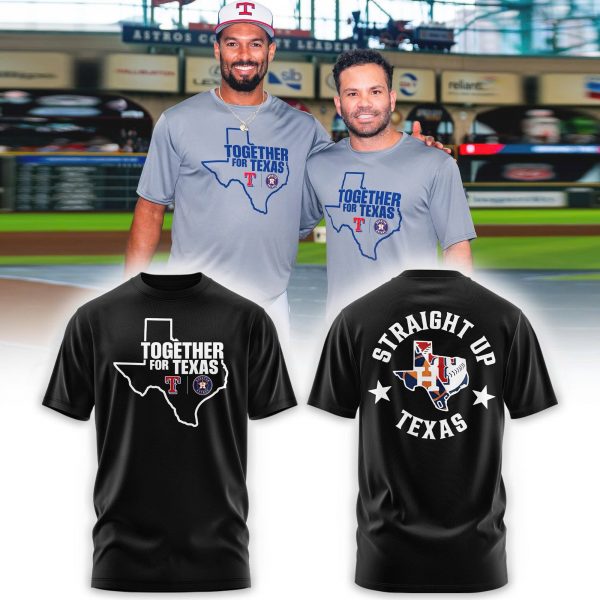 Together For Texas Black Tshirt Set