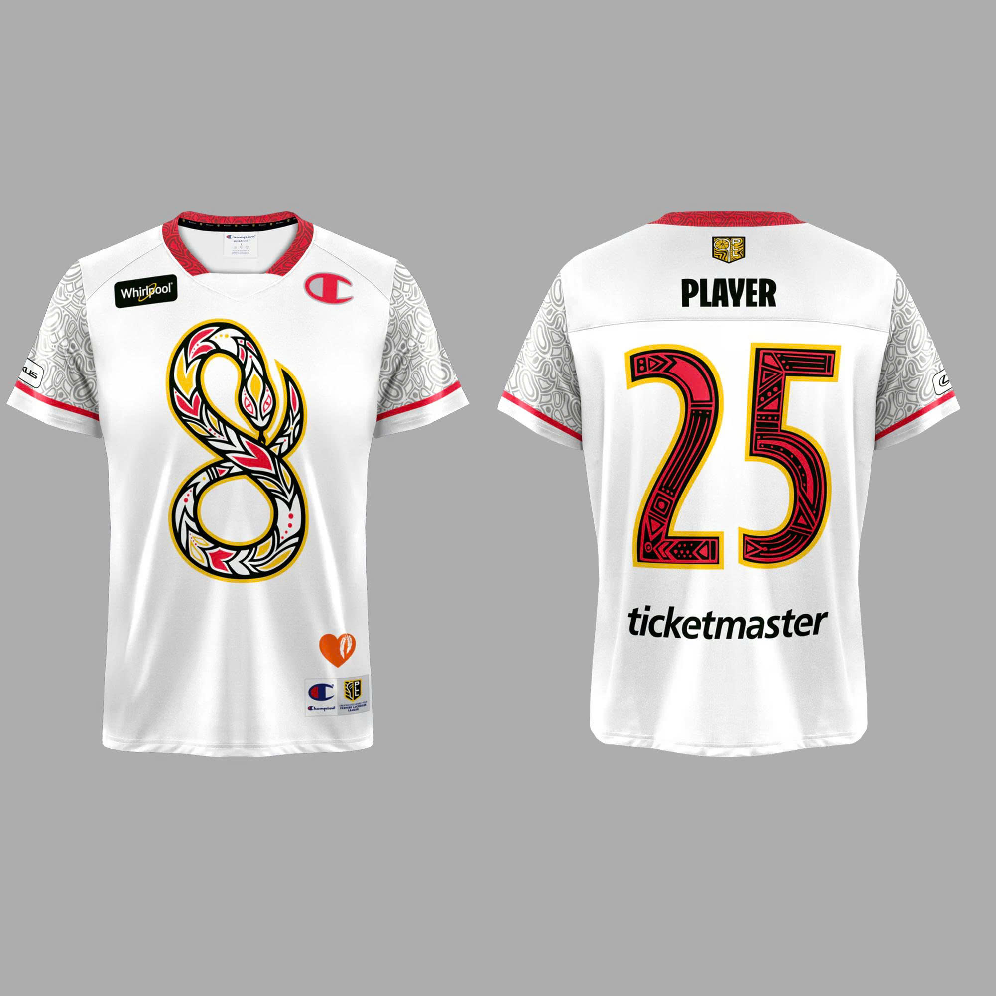 Maryland Whipsnakes Indigenous Heritage Custom Foootbal Jersey Maryland Whipsnakes Indigenous Heritage Custom Foootbal Jersey